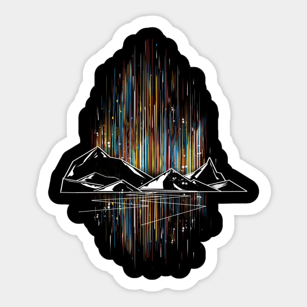 aurora Sticker by kharmazero